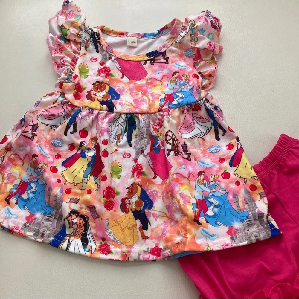 Princess Belle Jasmine Aurora Cinderella Outfit